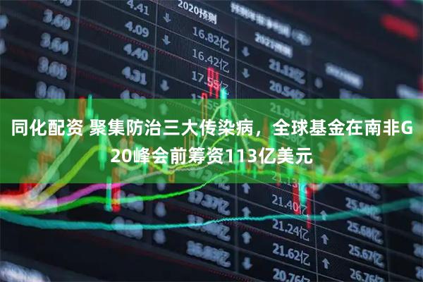 同化配资 聚集防治三大传染病，全球基金在南非G20峰会前筹资113亿美元