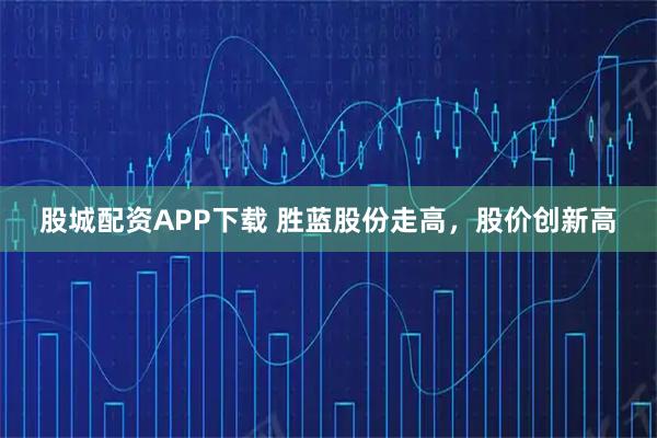 股城配资APP下载 胜蓝股份走高，股价创新高
