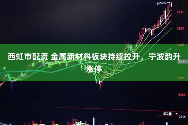 西虹市配资 金属新材料板块持续拉升，宁波韵升涨停
